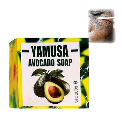 YAMUSA Avocado Soap, YAMUSA Avocado Soap for 𝐒𝐤𝐢𝐧 𝐓𝐚𝐠 YAMUSA Avocado Soap Original Kenya, YAMUSA Avocado Soap by Dr Mpiima Arafat, Face & Body Avocado Soap, Handmade (1, pcs)